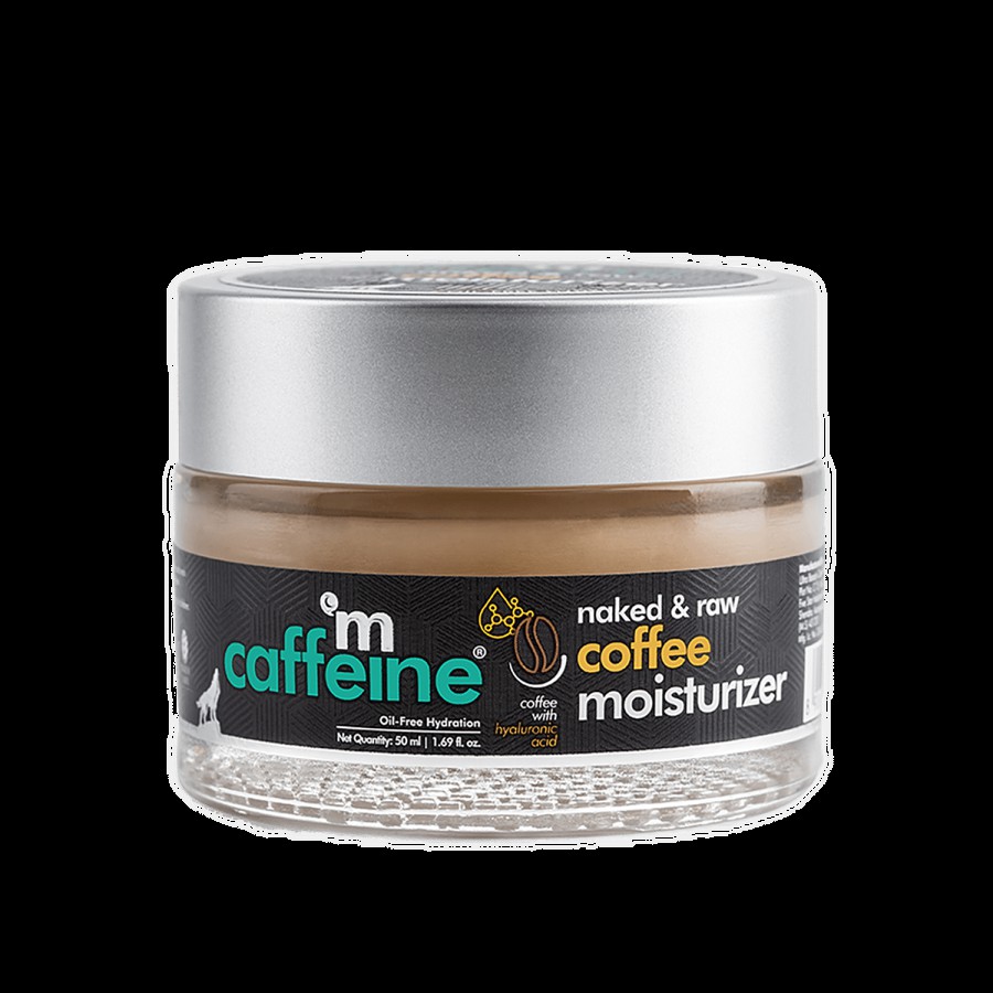 mCaffeine Oil-Free Coffee Face Moisturizer Gel - With Hyaluronic Acid & Pro-Vit B5