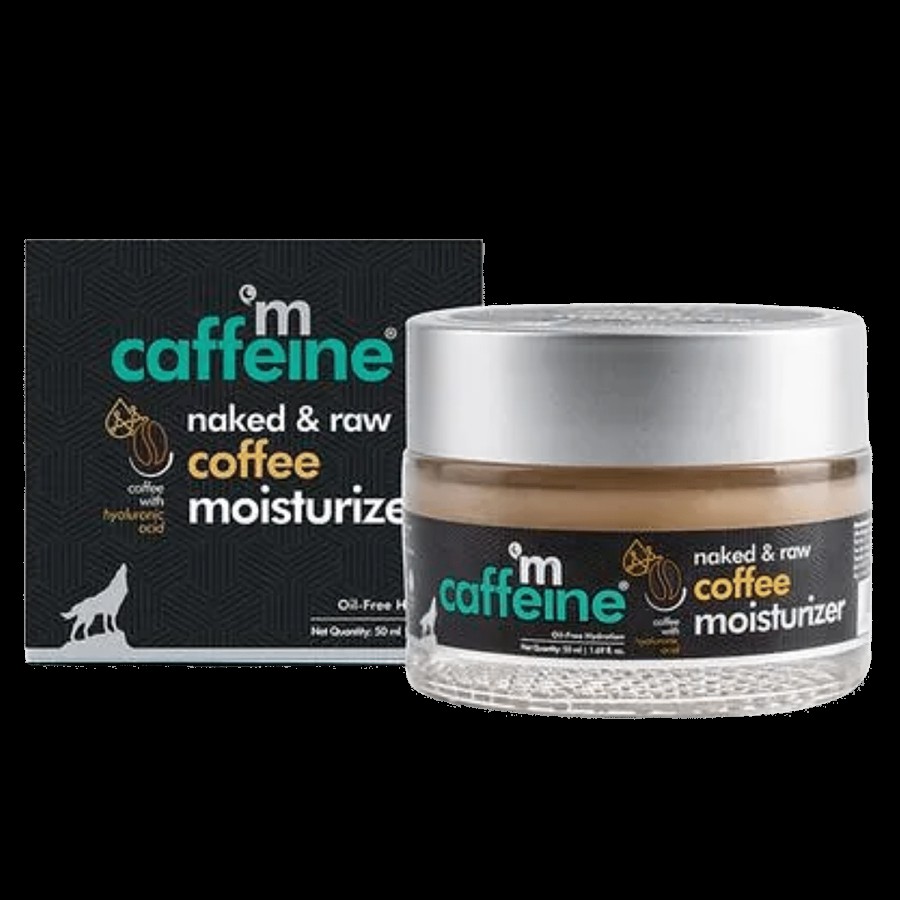 mCaffeine Oil-Free Coffee Face Moisturizer Gel - With Hyaluronic Acid & Pro-Vit B5