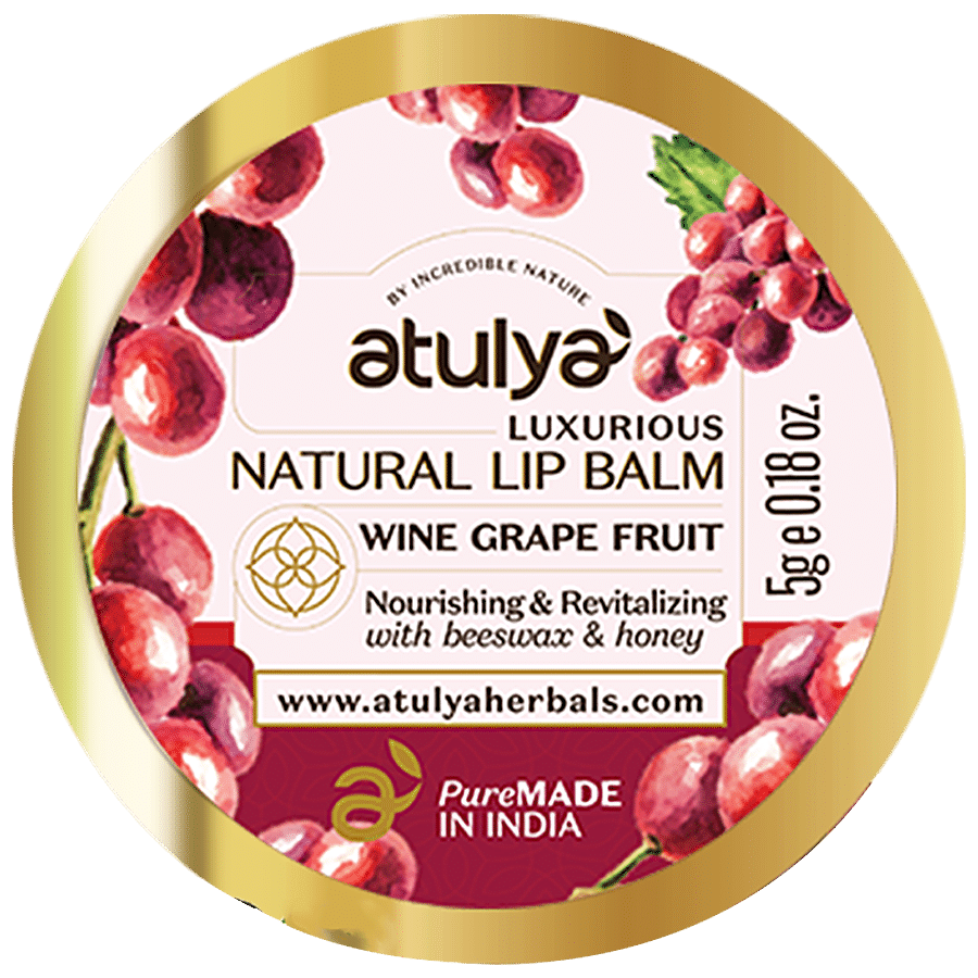 ATULYA Luxurious Natural Lipbalm - With Beeswax & Honey