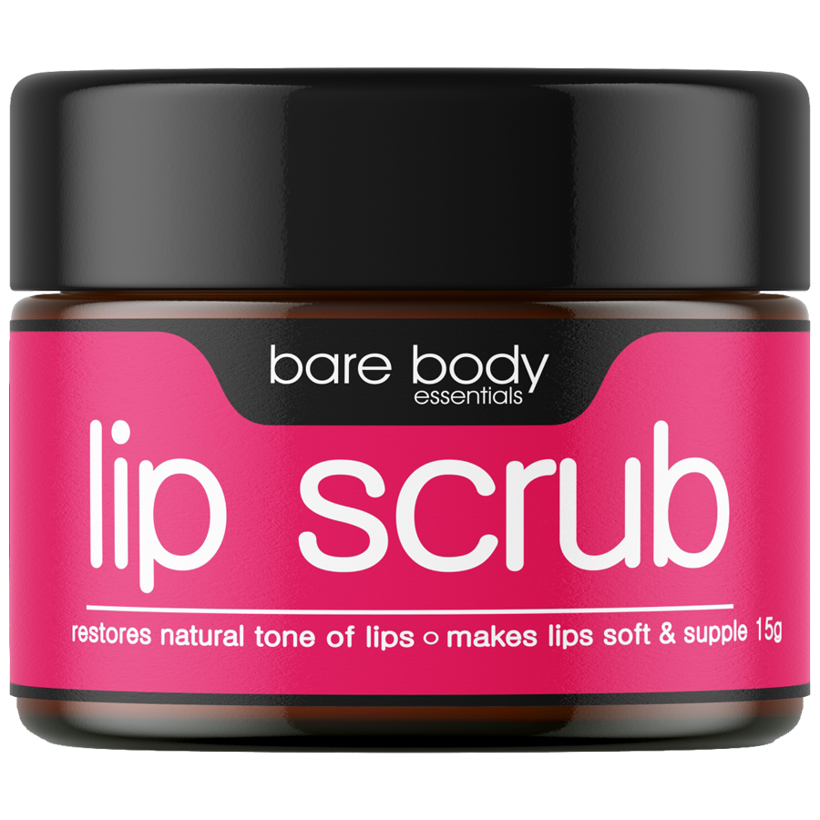 Bare Body Essentials Lip Scrub - Restores Natural Tone