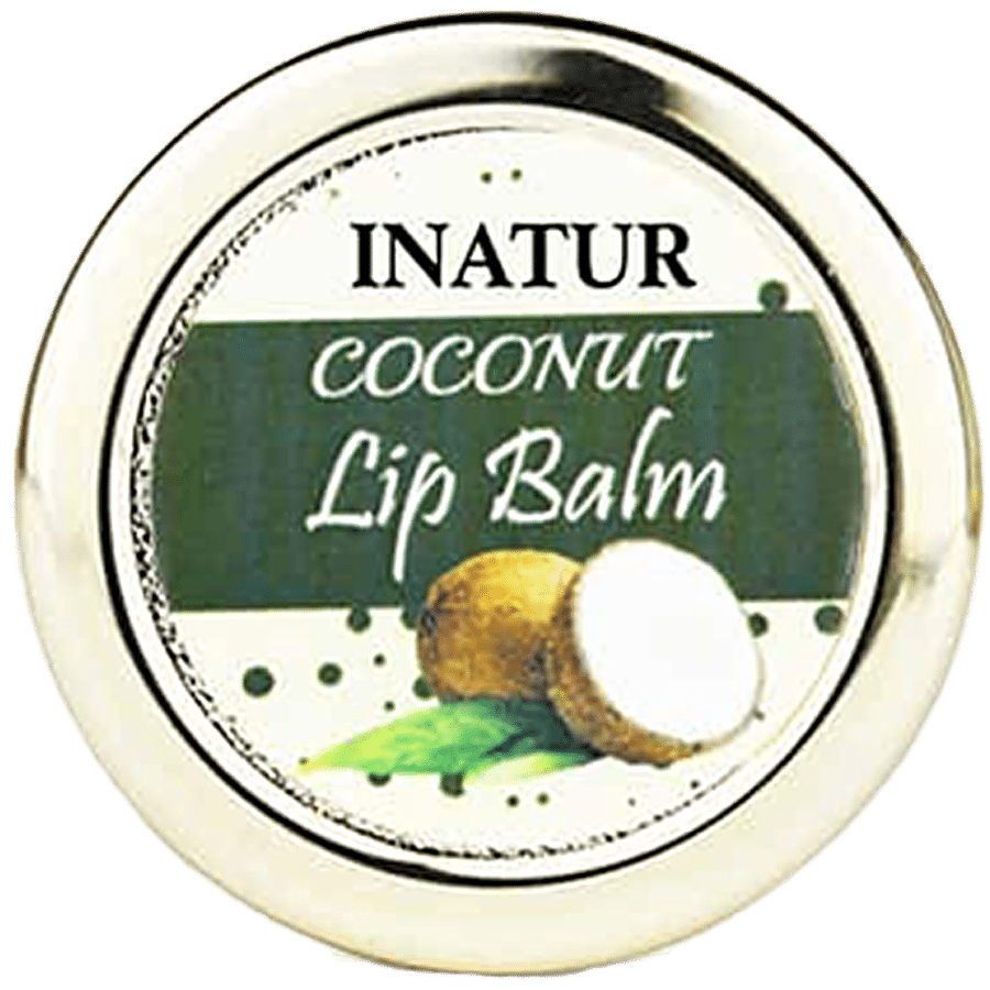 INATUR  Coconut Lip Balm - Provides Nourishment