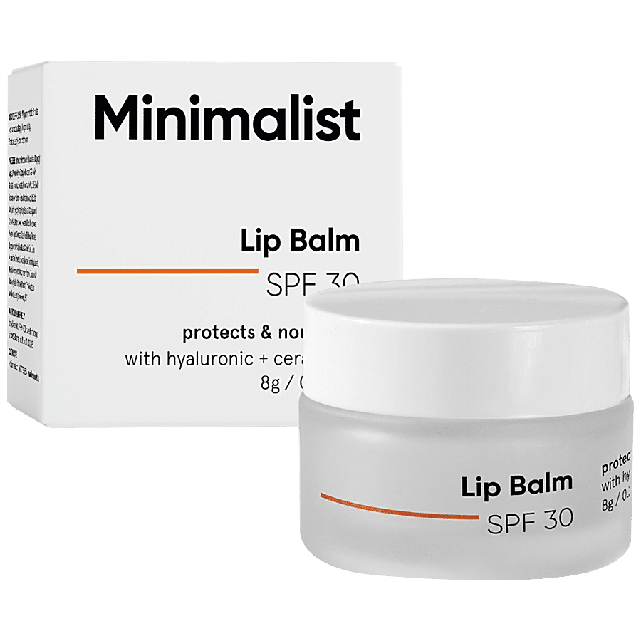 Minimalist Lip Balm SPF 30 - With Hyaluronic Acid & Ceramides