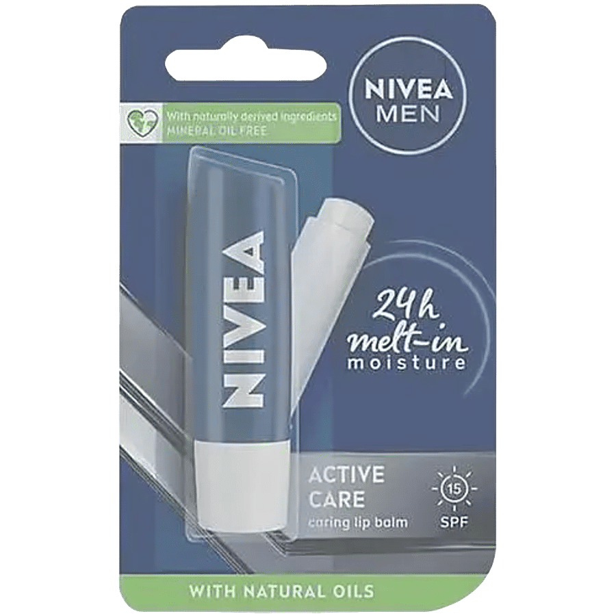 NIVEA Active Care Lip Balm - SPF For 24h Moisture