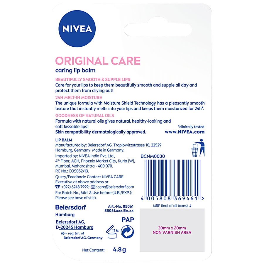 NIVEA Original Care Lip Balm