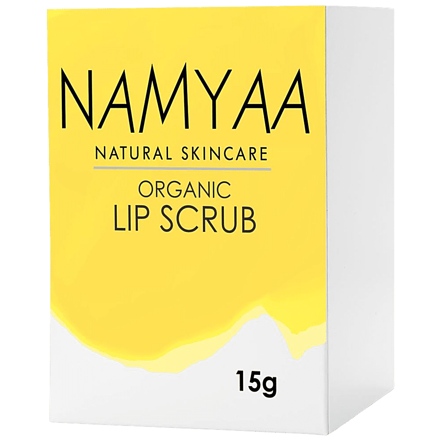 Namyaa Natural Skincare Organic Lip Scrub - Gently Exfoliates