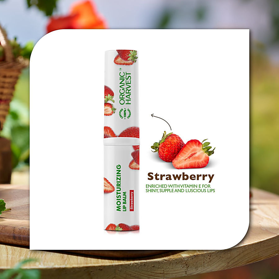 Organic Harvest Lip Balm - Strawberry