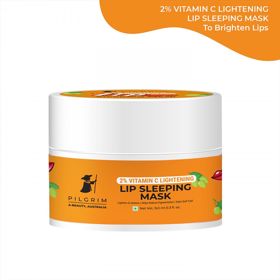 Pilgrim 2% Vitamin C Lightening Lip Sleeping Mask For Glowing Lips