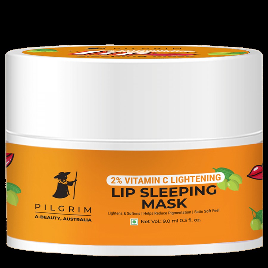 Pilgrim 2% Vitamin C Lightening Lip Sleeping Mask For Glowing Lips