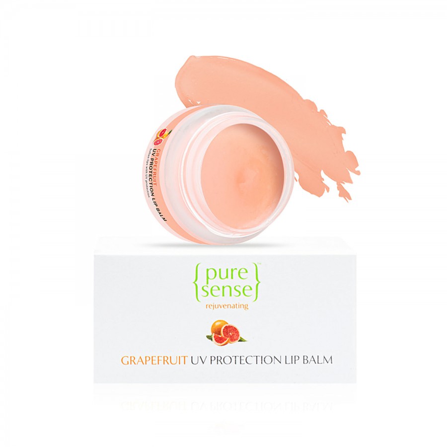 PureSense Grapefruit UV Protection Lip Balm - For Dry