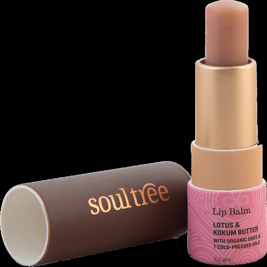 Soultree Ayurvedic Lip Balm - Lotus & Kokum Butter