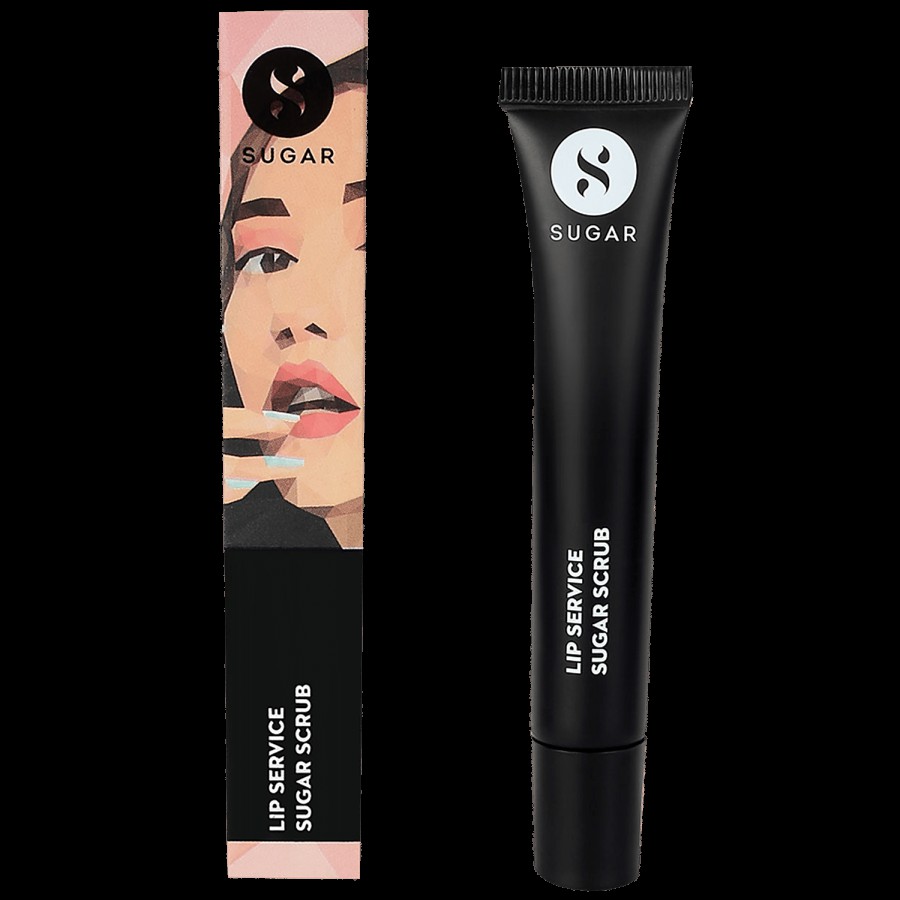 Sugar Cosmetics Lip Service Scrub - Fine Sugar Crystals