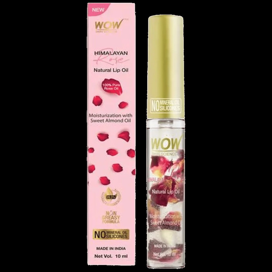 Wow Skin Science Himalayan Lip Oil - Moisturise/Smoothen Cracked & Chapped Lips