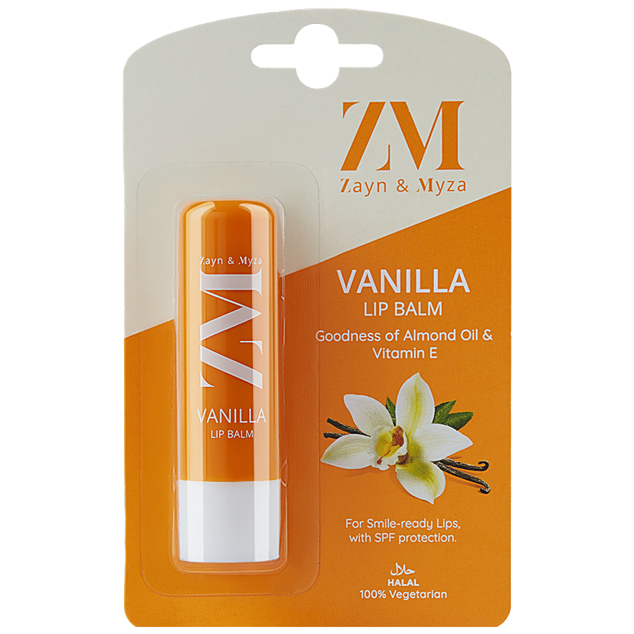 ZM Zayn & Myza Lip Balm -  With Almond Oil & Vitamin E