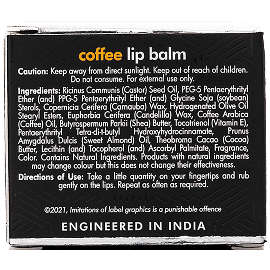 mCaffeine Coffee Lip Balm - Shea Butter