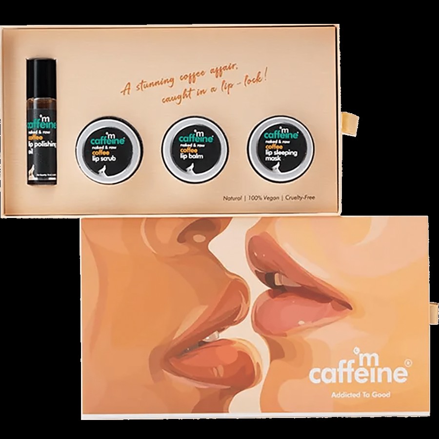 mCaffeine Coffee Addiction Lip Gift Kit - Scrub