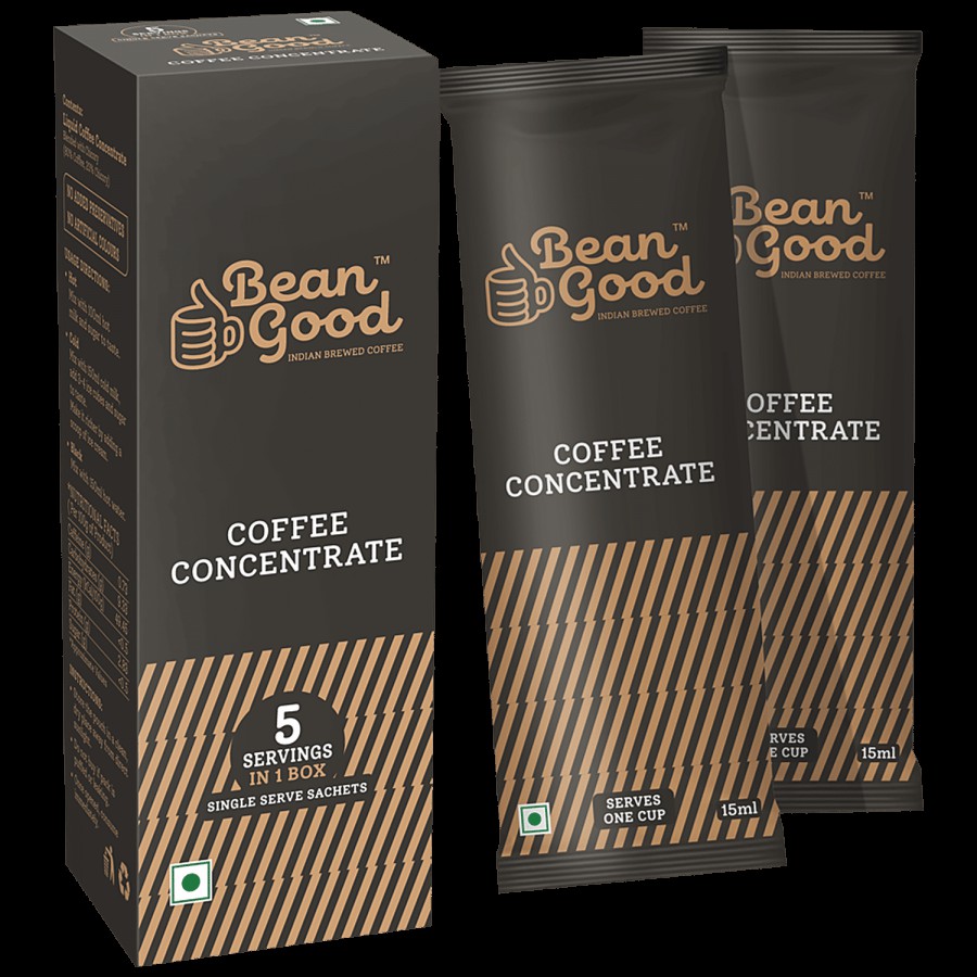 Bean Good Indian Brewed Coffee Concentrate - Authentic & Delicious