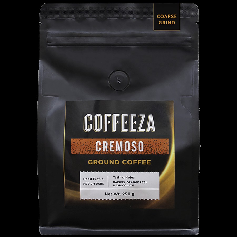 Coffeeza Cremoso Ground Coffee - Coarse Grind