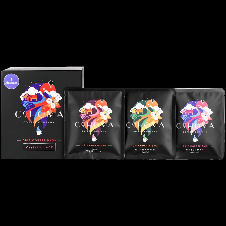 Cohoma Coffee Company 1 Min Drip Coffee - Variety Pack