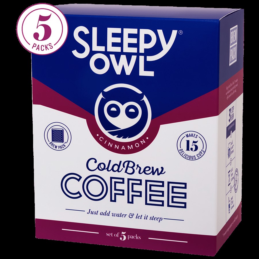 Sleepy Owl Cinnamon Cold Brew Packs