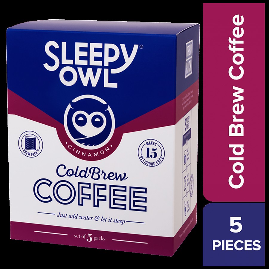 Sleepy Owl Cinnamon Cold Brew Packs