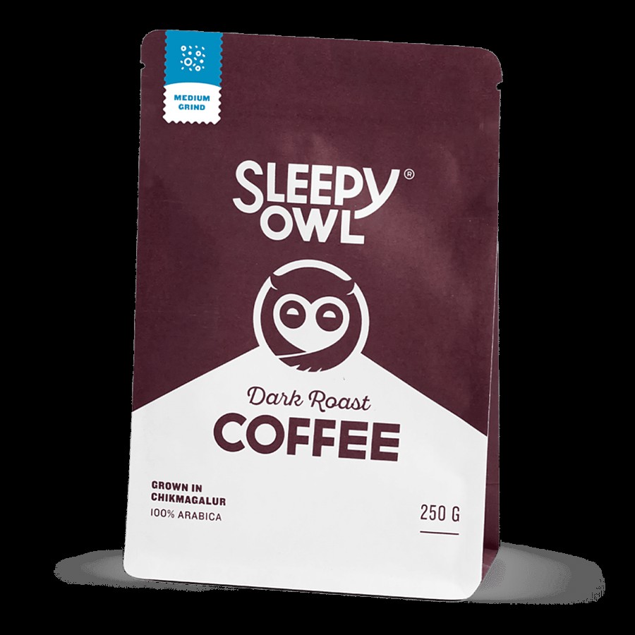 Sleepy Owl Coffee Dark Roast - Medium Grind