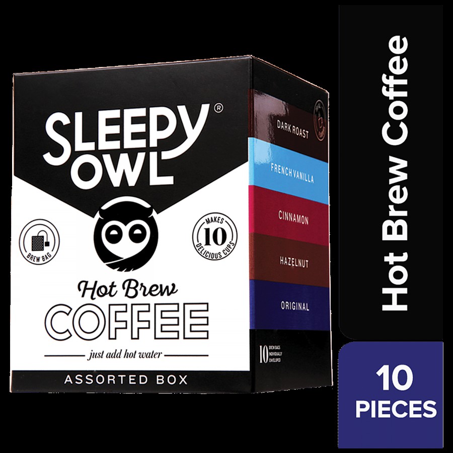 Sleepy Owl Coffee Dip Bags - Freshly Brewed Coffee