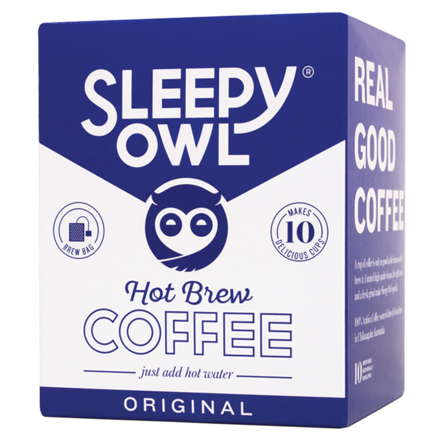 Sleepy Owl Hot Brew Coffee - Original (20 Bags x 15 g each)