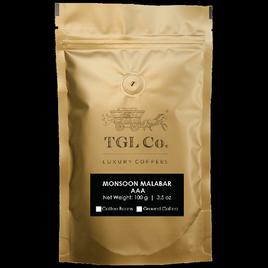 TGL Co. Monsoon Malabar AAA Roasted 100% Arabica Coffee Beans