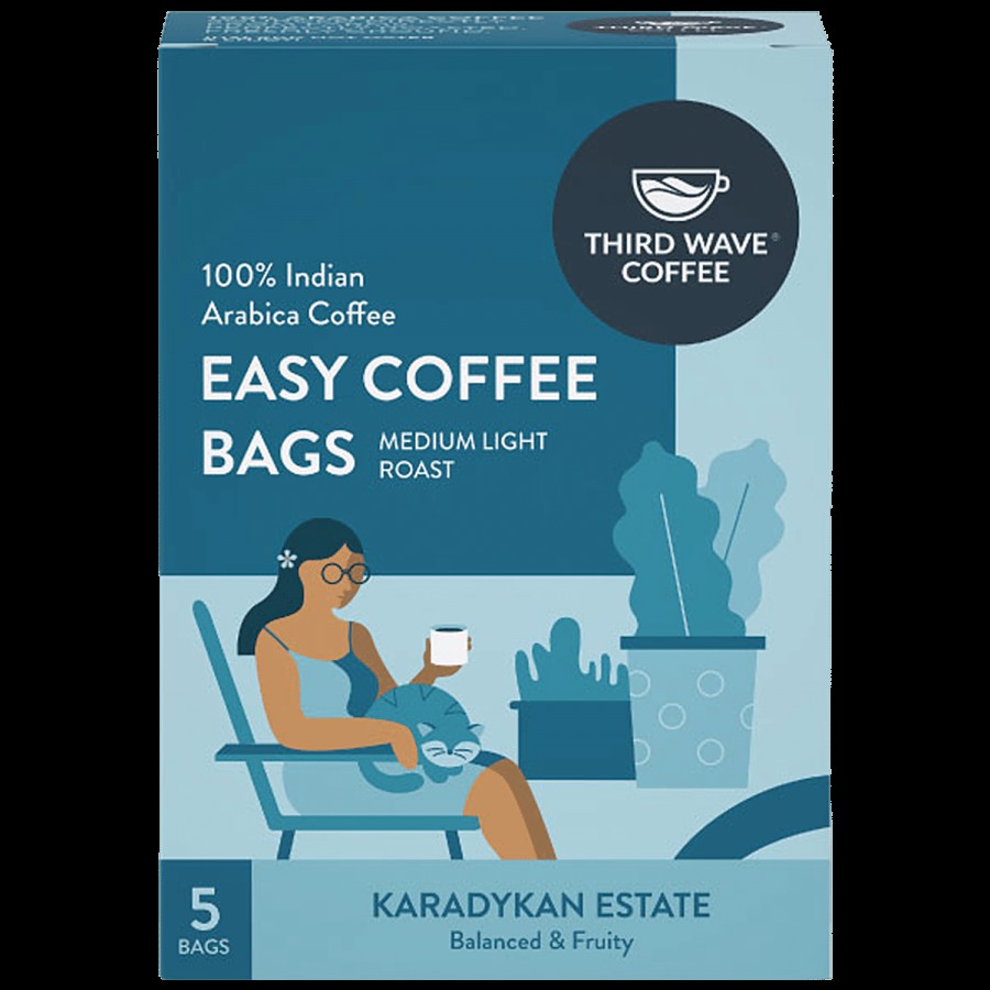 THIRD WAVE COFFEE Karadykan Estate Easy Arabica Medium Light Roast - Fruity Flavour