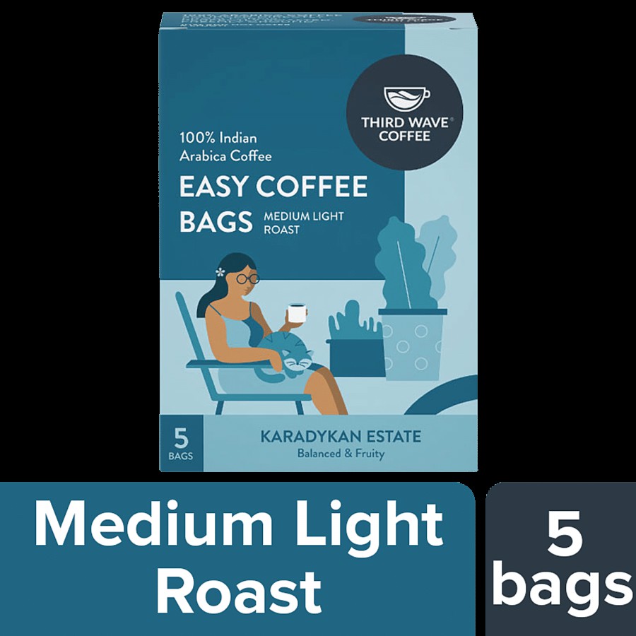 THIRD WAVE COFFEE Karadykan Estate Easy Arabica Medium Light Roast - Fruity Flavour