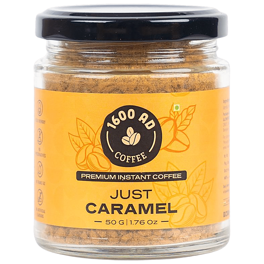 1600 AD Coffee Premium Instant Coffee - Just Caramel