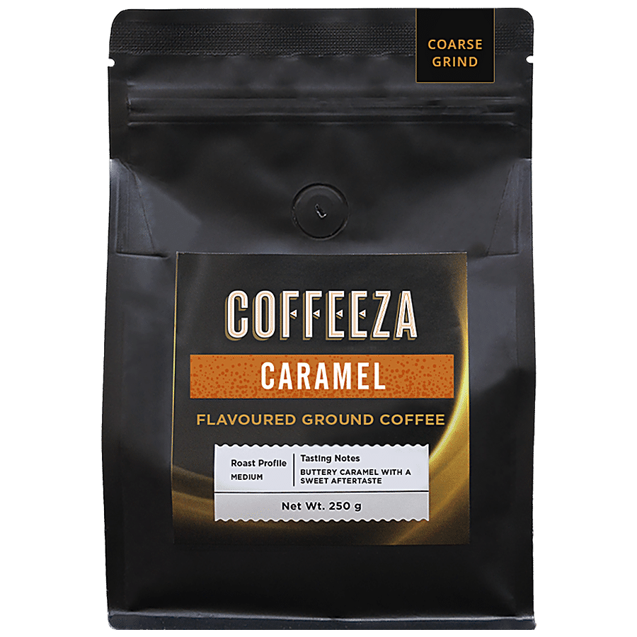 Coffeeza Caramel Flavoured Ground Coffee - Coarse Grind