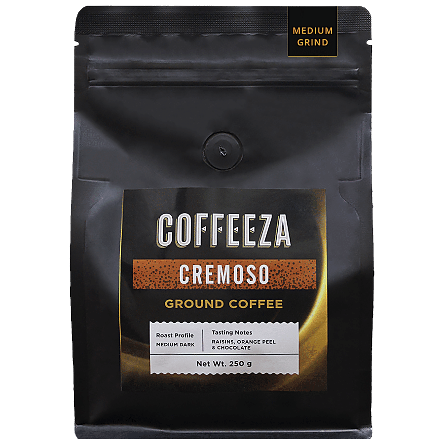 Coffeeza Cremoso Ground Coffee - Medium Grind