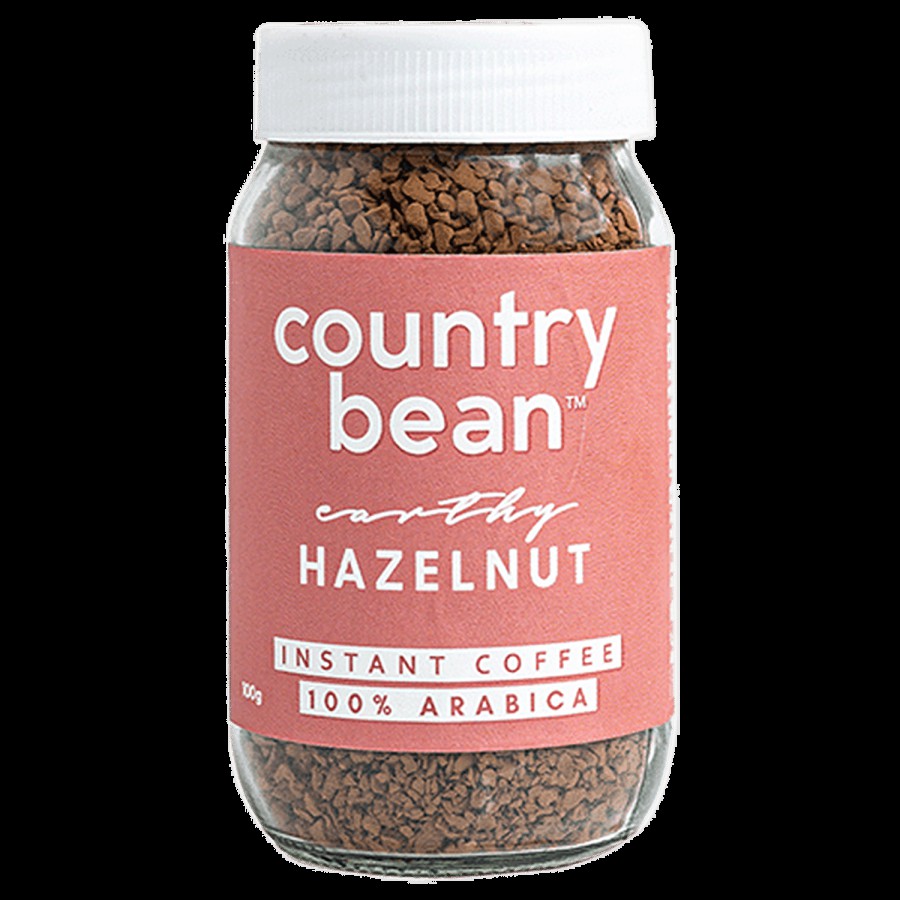 Country Bean Flavoured Instant Coffee - Hazelnut