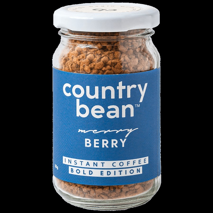 Country Bean Merry Berry Bold Instant Coffee - 100% Arabica