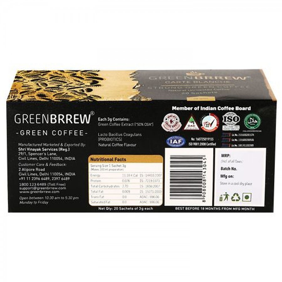 Greenbrrew Green Coffee - Strong