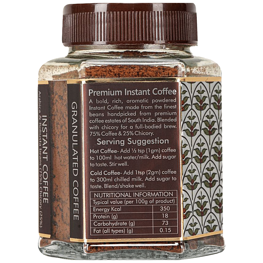 Octavius Premium Instant Coffee Powder - 25% Chicory Blend