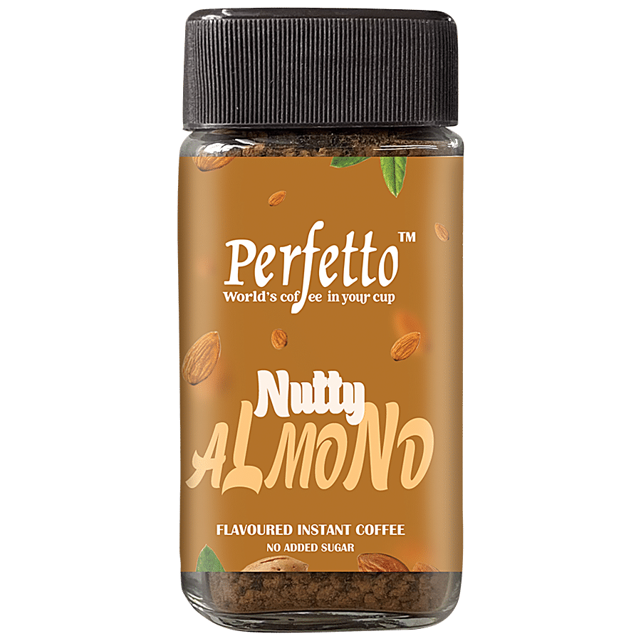 Perfetto Flavoured Instant Coffee - Nutty Almond