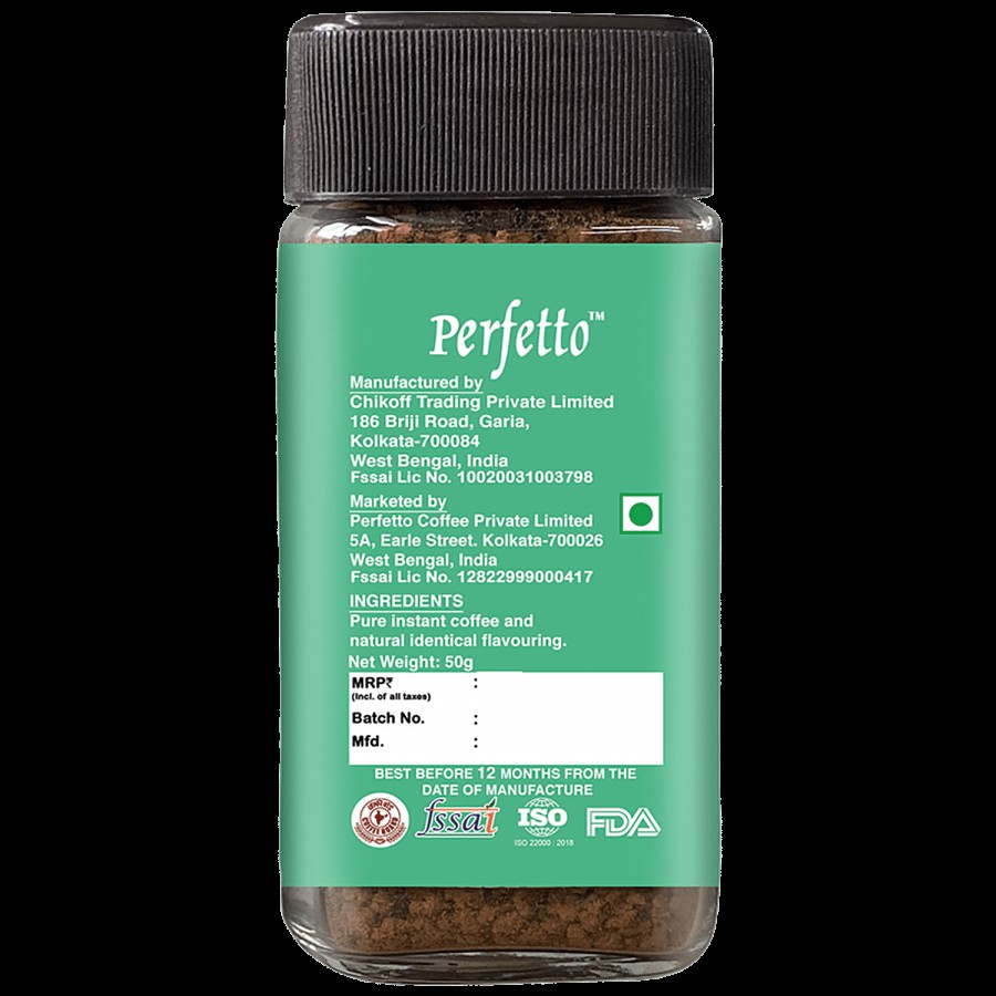 Perfetto Flavoured Instant Coffee - Refreshing Mint