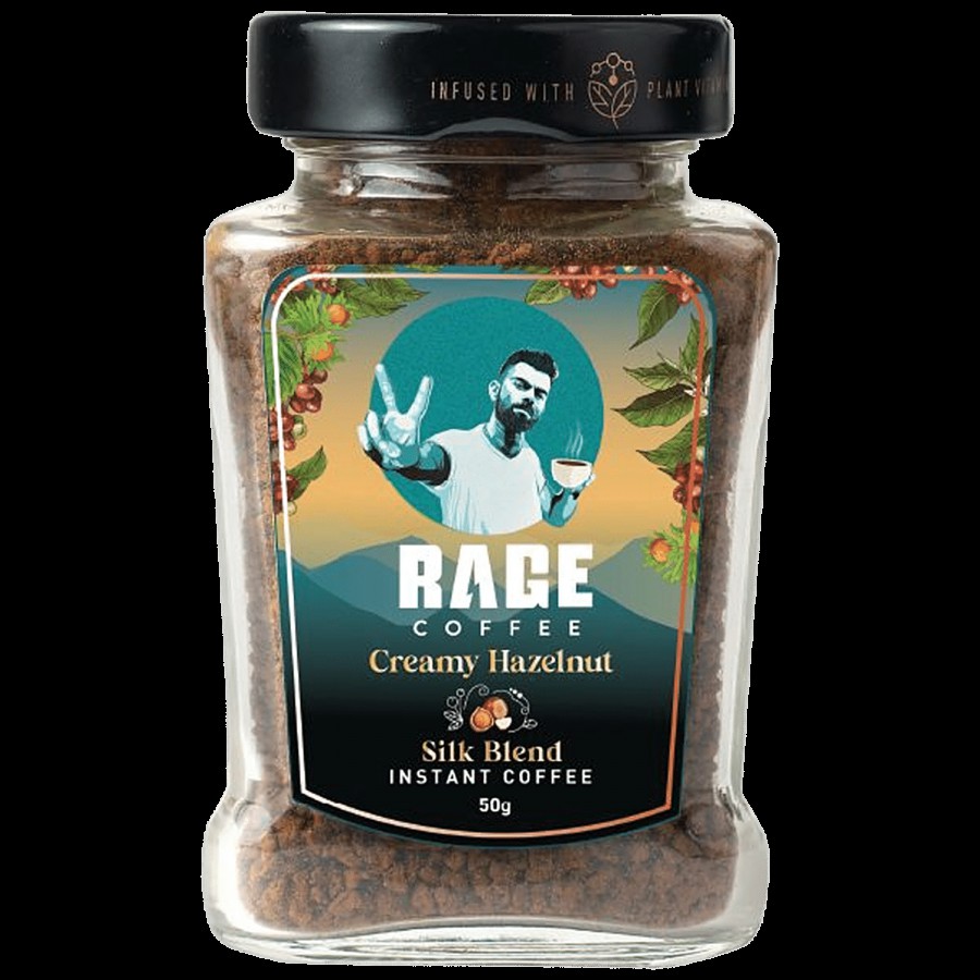 Rage Coffee Creamy Hazelnut Silk Blend Instant Coffee