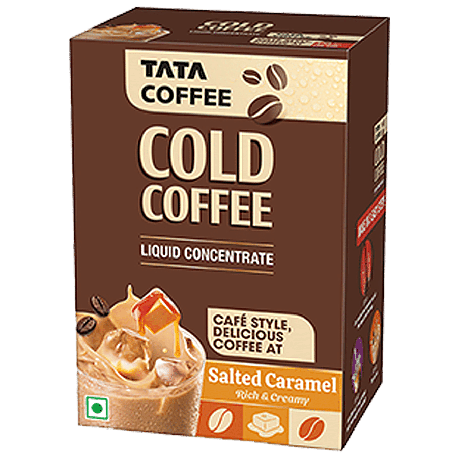 Tata Coffee Salted Caramel Cold Coffee - Liquid Concentrate