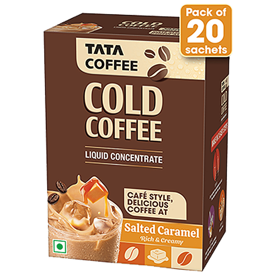 Tata Coffee Salted Caramel Cold Coffee - Liquid Concentrate