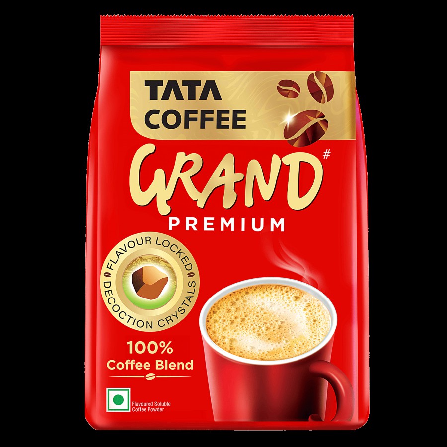 Tata Coffee Grand Premium Instant Coffee - 100% Coffee Blend