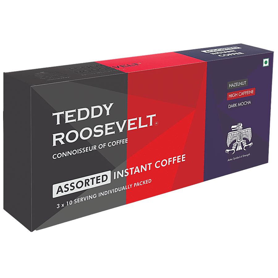 Teddy Roosevelt Coffee Assorted Instant Coffee Powder