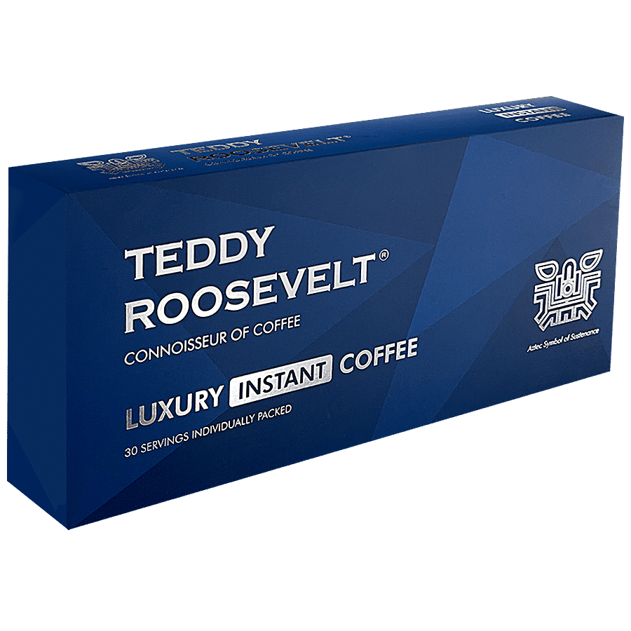 Teddy Roosevelt Luxury Instant Coffee - Intense Aroma & Taste