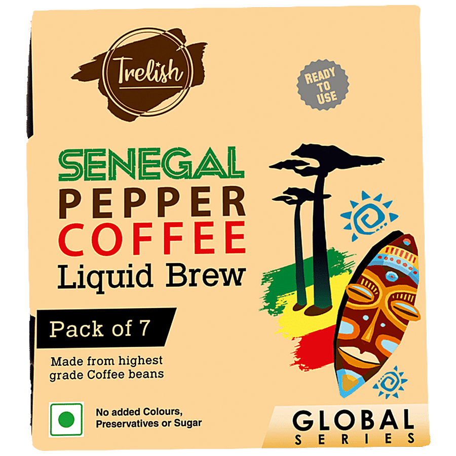 Trelish Senegal Pepper Coffee Liquid Brew - Ready To Use Concoction