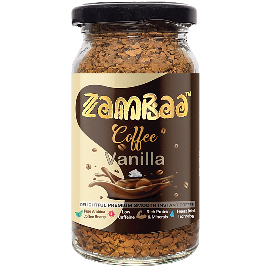 Zambaa Premium Smooth Instant Coffee - Vanilla