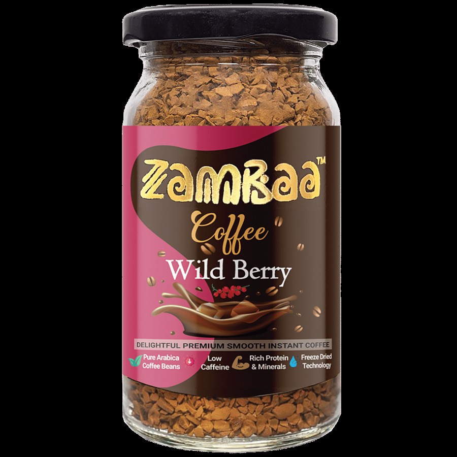 Zambaa Premium Smooth Instant Coffee - Wild Berry