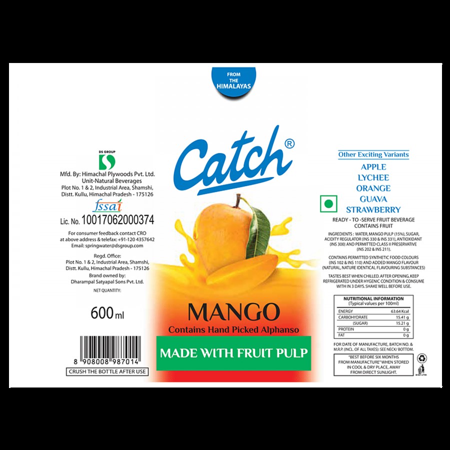 Catch Mango Juice