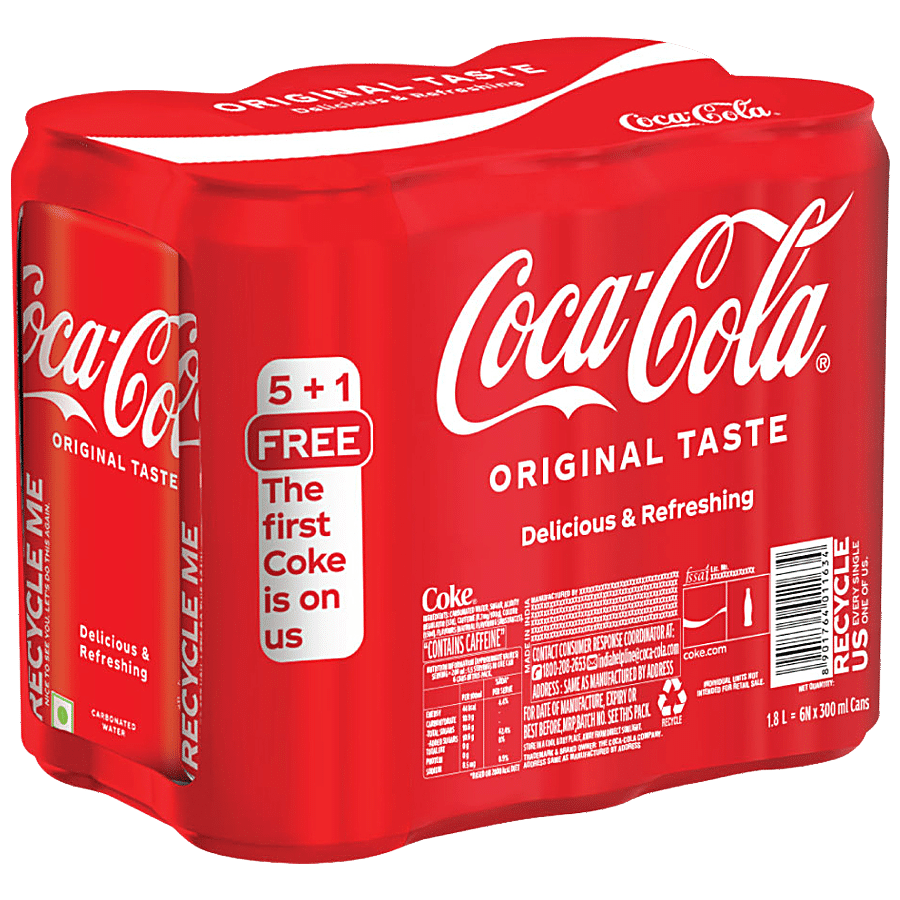 Coca Cola Original Cold Drink - Carbonated Water